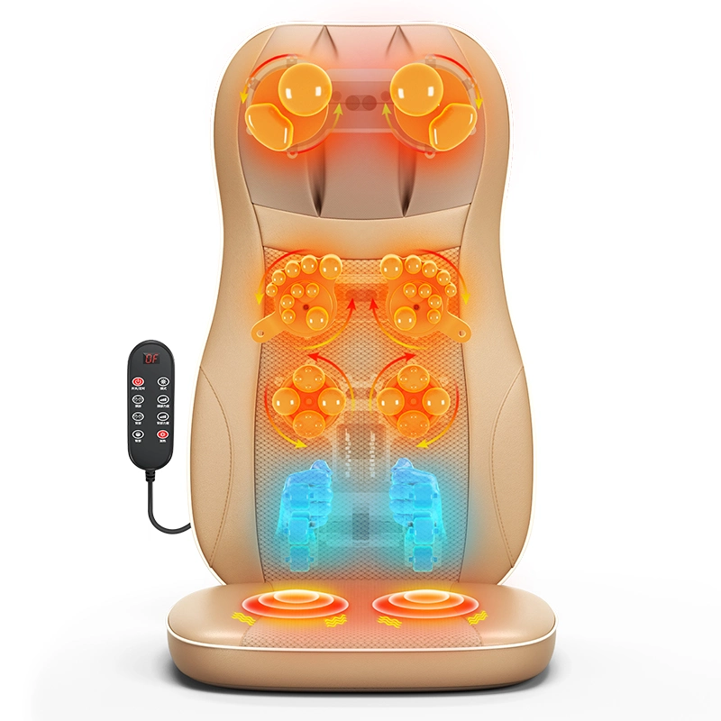 Vibration Relieve Pain Seat Massager Acupoints Kneading and Beating Home and Office Massage Cushion