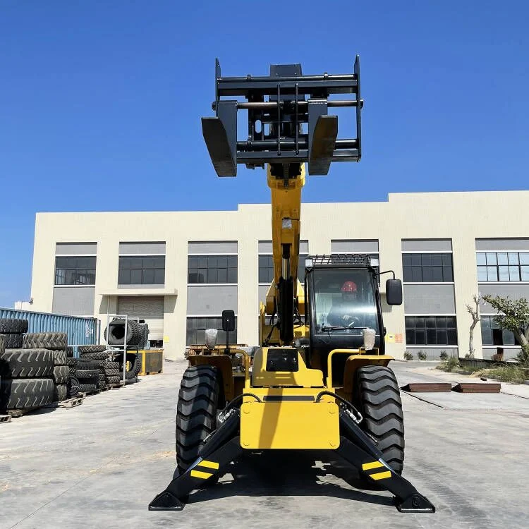 China Factory Vift Supply Heavy Duty 3 3.5 4 5 Ton Telescopic Handler Wheel Forklift Loader Telehandler