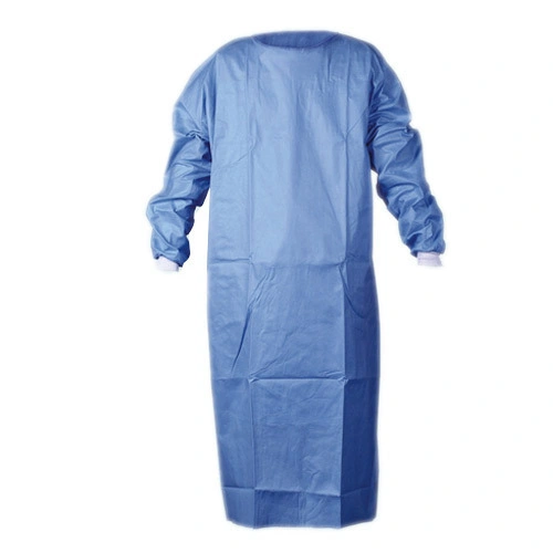 Premium Quality SMS Non-Woven Isolation Fold Sterile Surgical Gown Disposable Theatre Gowns SMS Hospital Medical Cover Gowns