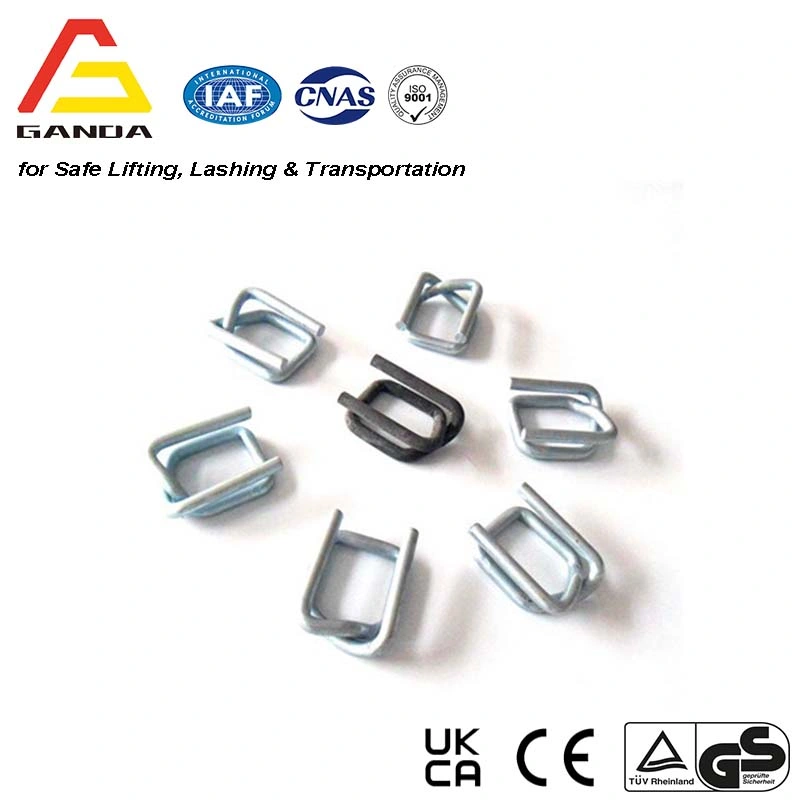 13mm, 19mm, 25mm, 32mm Galvanized Wire Buckles for Cord Strap Compostie Strap Cordstrap