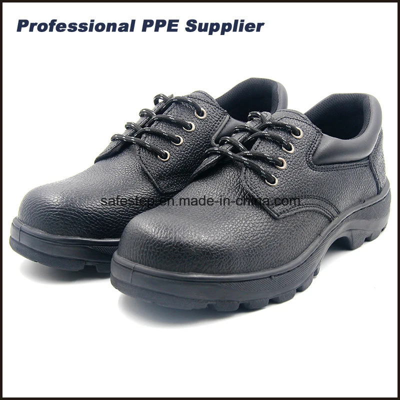 CE Certificate Low Cut Men&prime; S Genuine Split Leather ESD Steel Toe Hard Work Security Safety Shoe