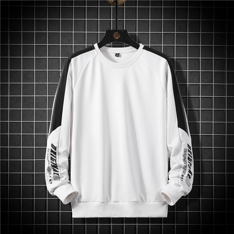 Outdoor Sports Pullover Printed Crew Neck Sweater