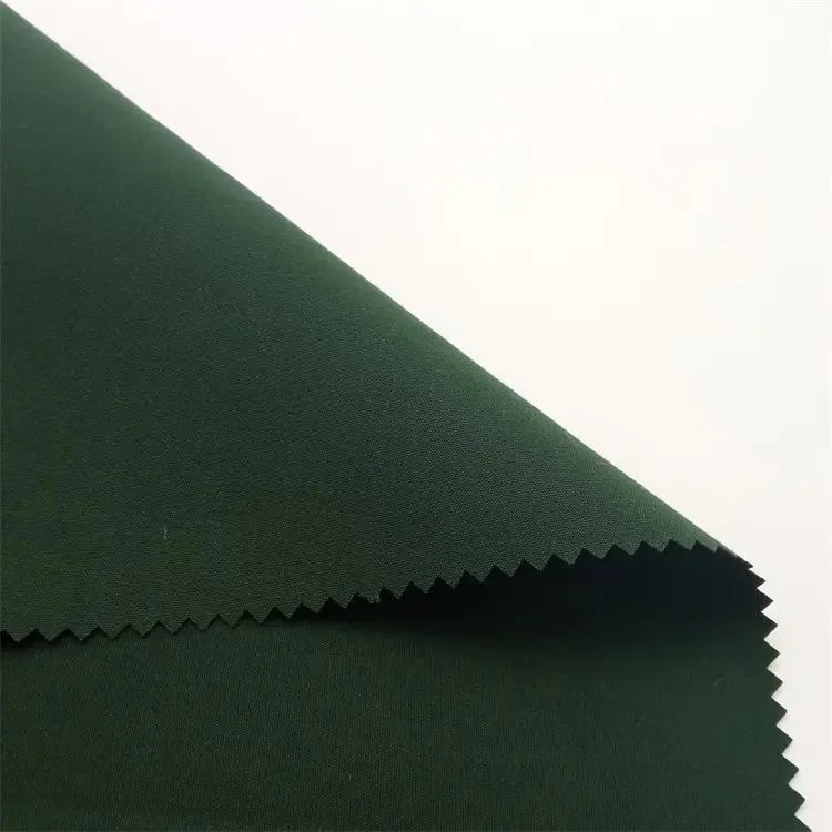 Fábrica Precio directo Verde oscuro Antiácido antialcalino fuerte Durabilidad Industria ropa de trabajo tela
