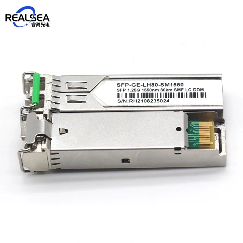 1g 1.25g LC Sc Duplex Simplex Sm mm 10g SFP+ DWDM 10km 80km 1310nm 1550nm SFP Transceiver Module