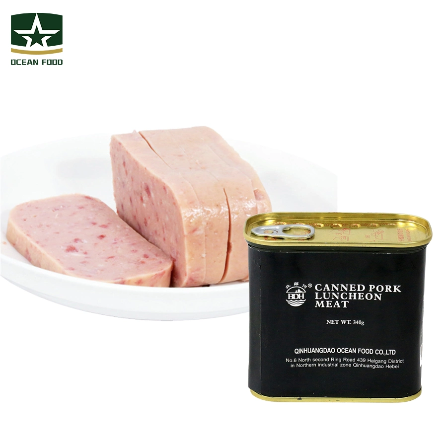 340g Instant Food Delicious Pork Canned Luncheon Meat for Picnic