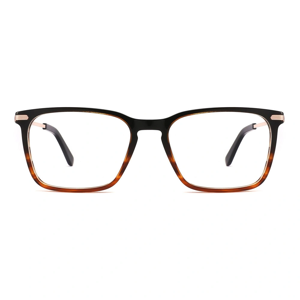 شعار العميل العصري الشهير GD شعار Men Square Acetate Optical Eyewear كما أن النظارات الشمسية تضع إطارات نظارات شمسية للرجال