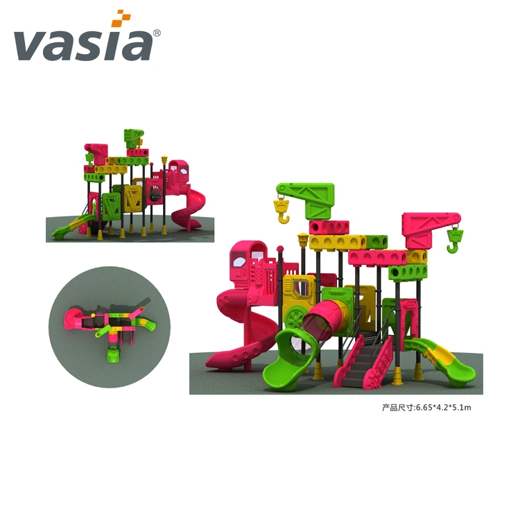 Amusement Park Kids Play Outdoor Playground Plastic Equipment