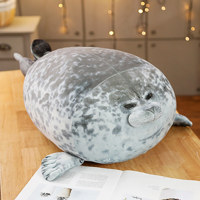 2023 High quality/High cost performance  Soft Kawaii Cartoon Seal Plush Toy Seal Stuffed Animals Toys Plush Seal Toy Sea Animal for Gifts