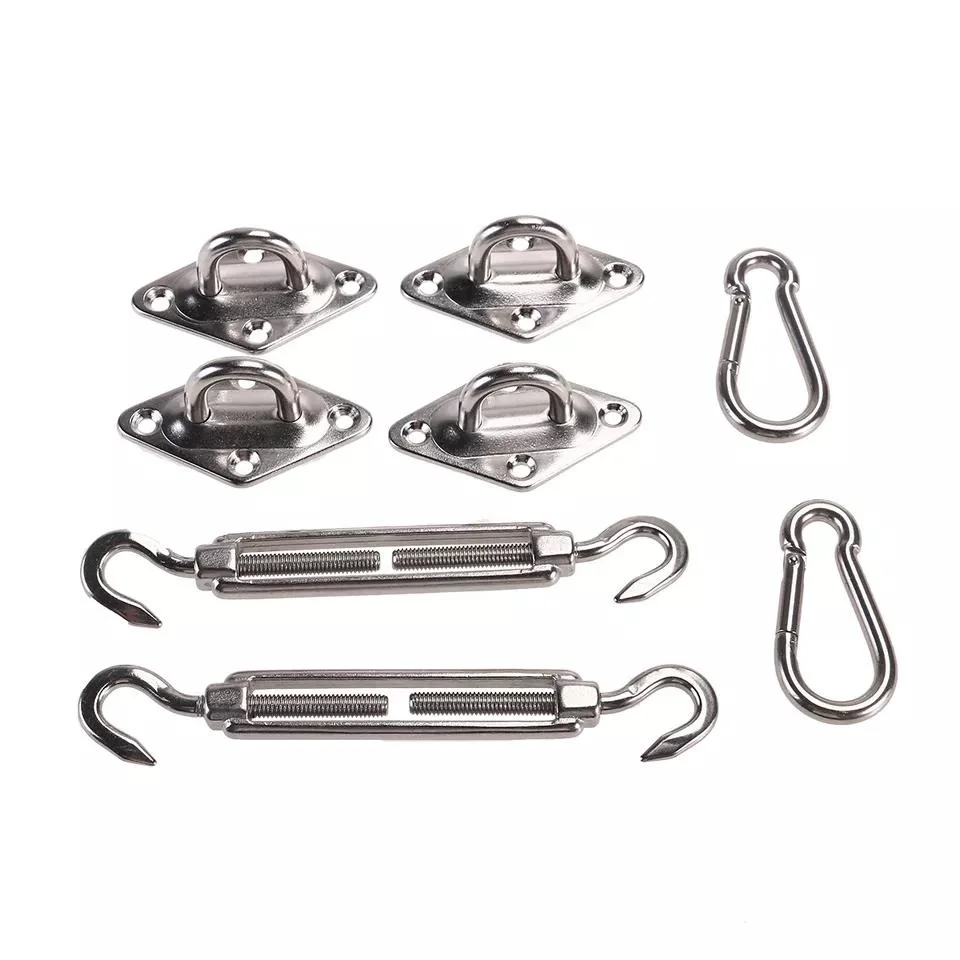 Kingslings Marine Grade SS304 SS316 Stainless Steel Rigging Shade Sail Hardware