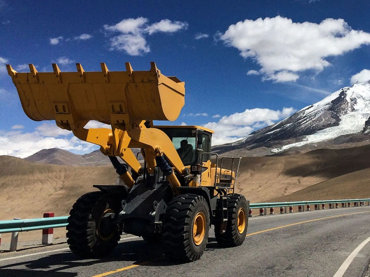 maquinaria de construcción de carretera 7.5ton pequeña cargadora de ruedas 980H con motor de zf