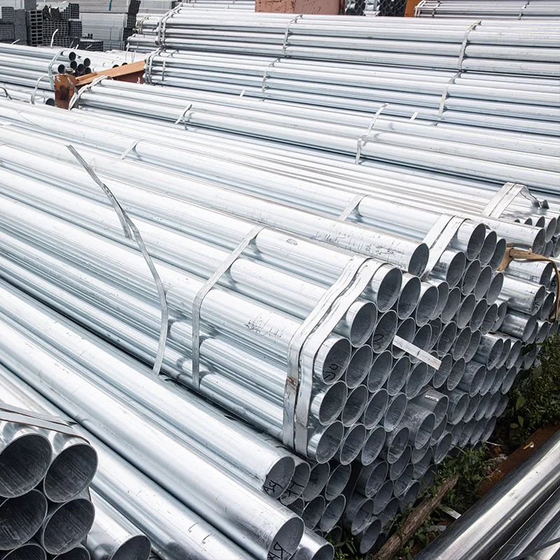 Q195 Q235 Zinc Coated Round Hollow Section Galvanized Steel Pipe for Greenhouse Frame