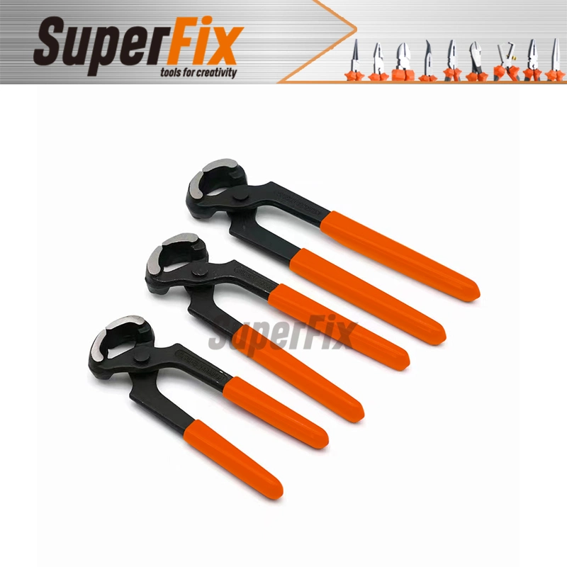 Alicate Professional Plier Set with Dipped Handle, Black Finish, Carbon Steel, Funcitonal/Cutting, Carpenter's Pincers