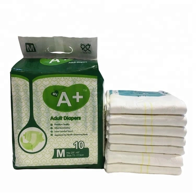 Soft Adult Shaped Diaper Big Absorption Disposable Adult Diaper for Incontinence People