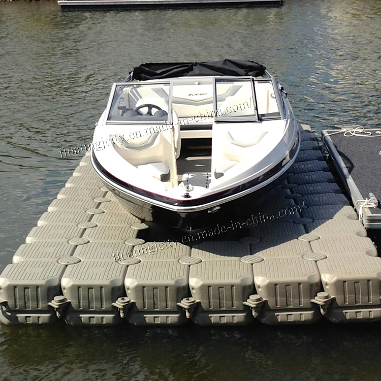 Water Platform Pontoon Boat with Jet Ski Dock