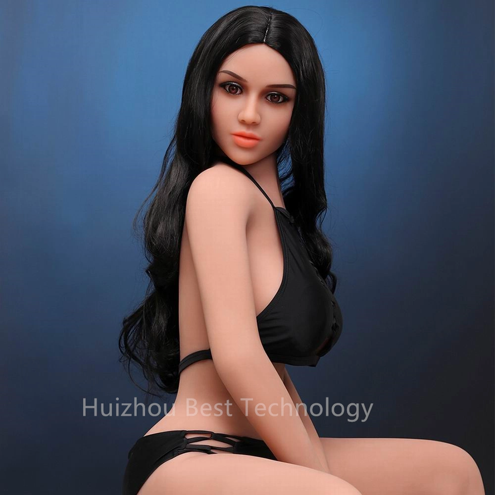 Silicone Sex Doll Производитель Заводская цена 158 см силикон Женский Пол Кукла Малый грудь Черный Кофта Девушка