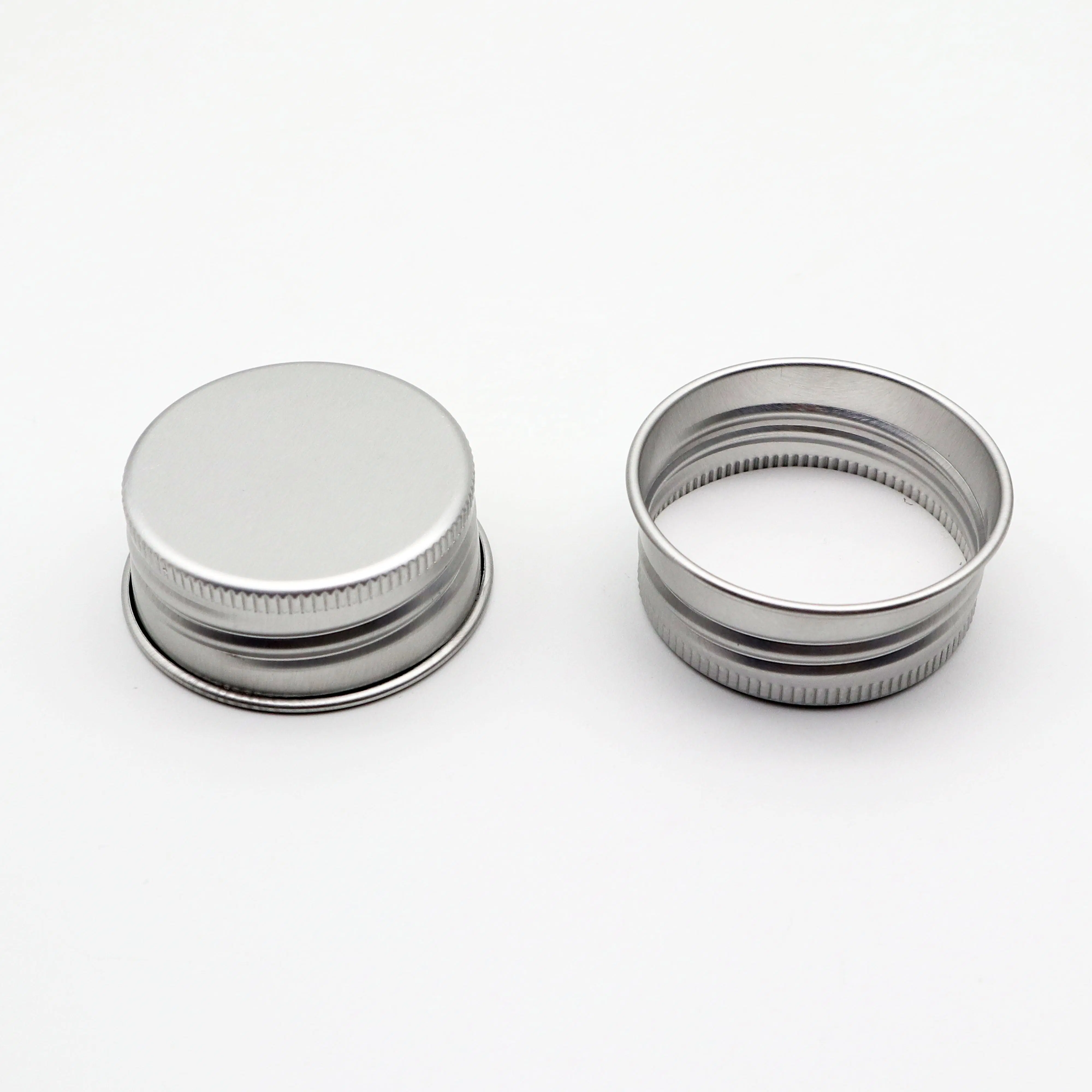 Aluminum Screw Caps Bottle Jar Caps with Plastic Liner Stamping Bottle Lids