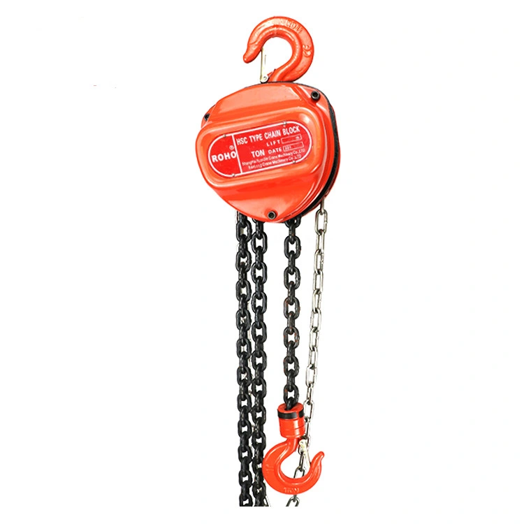 Manual Chain Pulley Block Hoist Lifting Equipment 10 Ton for Mining