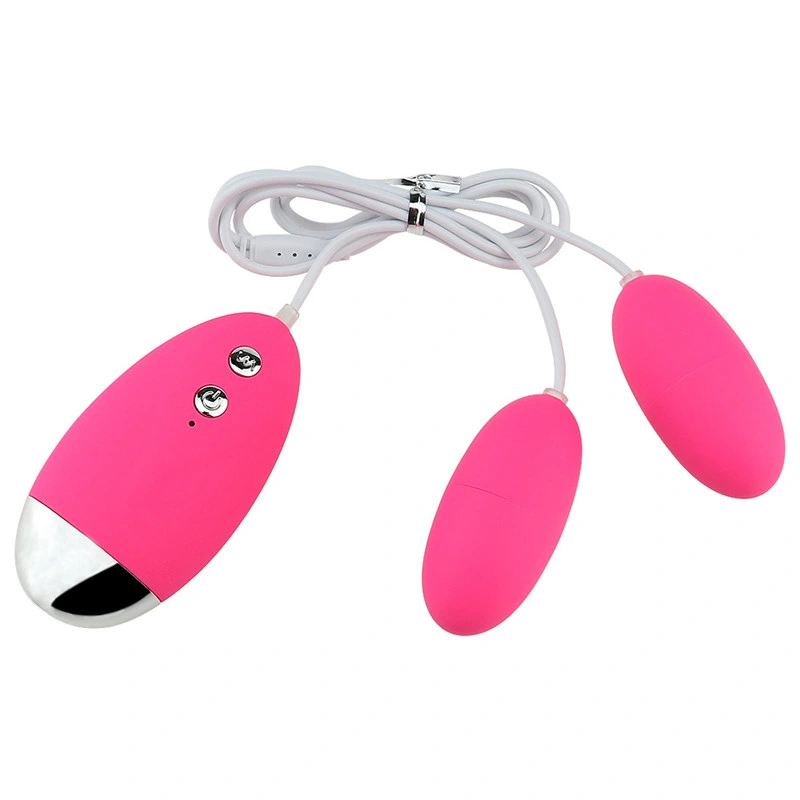 Wireless Remote Control Multi-Frequency Vibration Female Masturbation Double Vibrating Love Egg