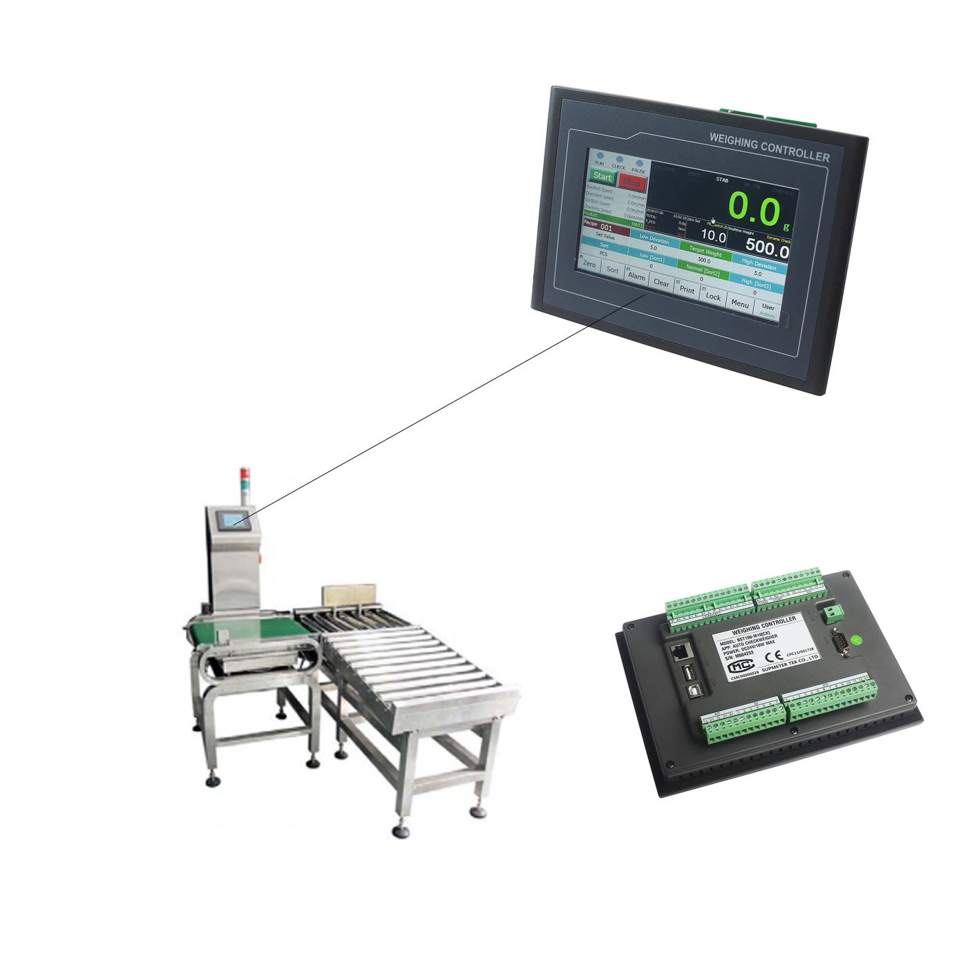 Supmeter Display LED Weighing Controller, LED Display Controller Luggage Weighing Scales