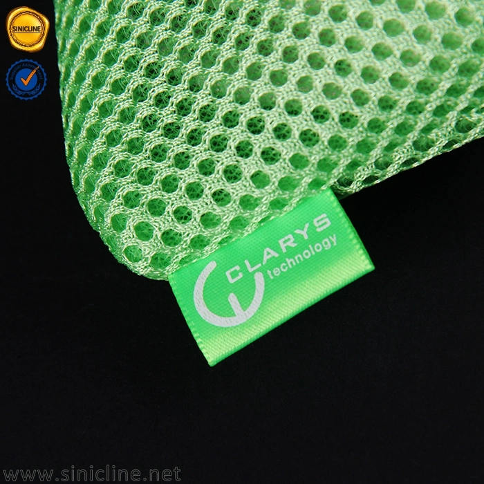 Sinicline Green Mesh Custom Earphone Drawstring Bag