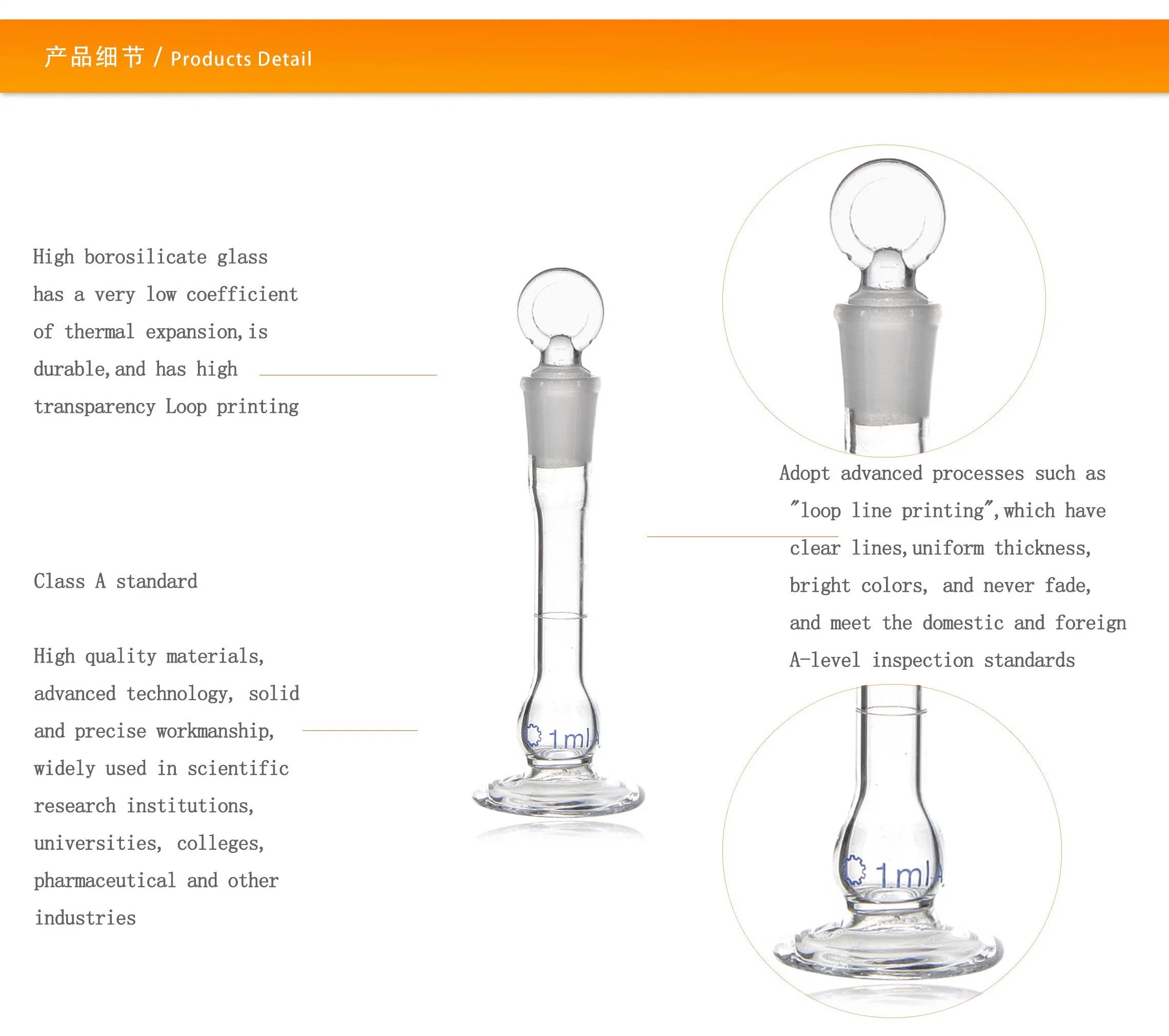 Volumetric Flask with Base 1ml