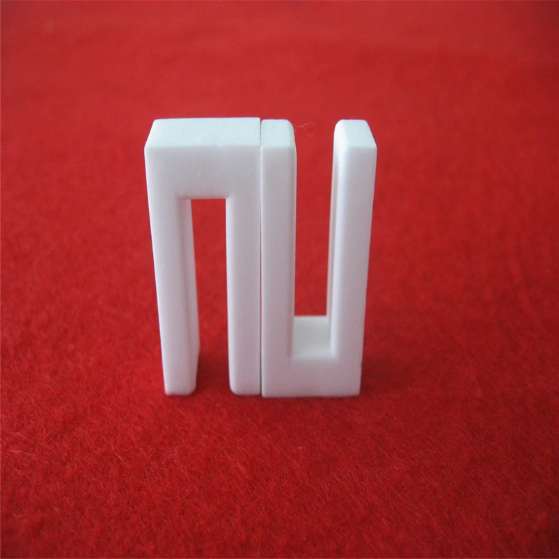 Insulated High Precision 95% Alumina Parts Wear Resistant U-Shaped Groove Ceramic Parts