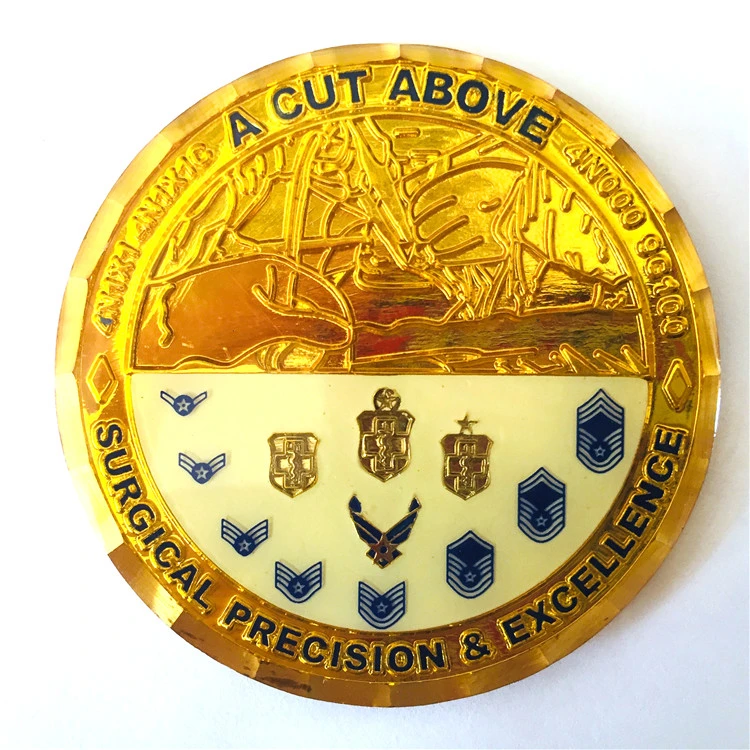 Wholesale/Supplier Custom Plated Gold 3D Coin for Souvenirs