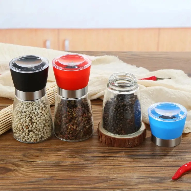 Sea Salt Pepper Powder Mills