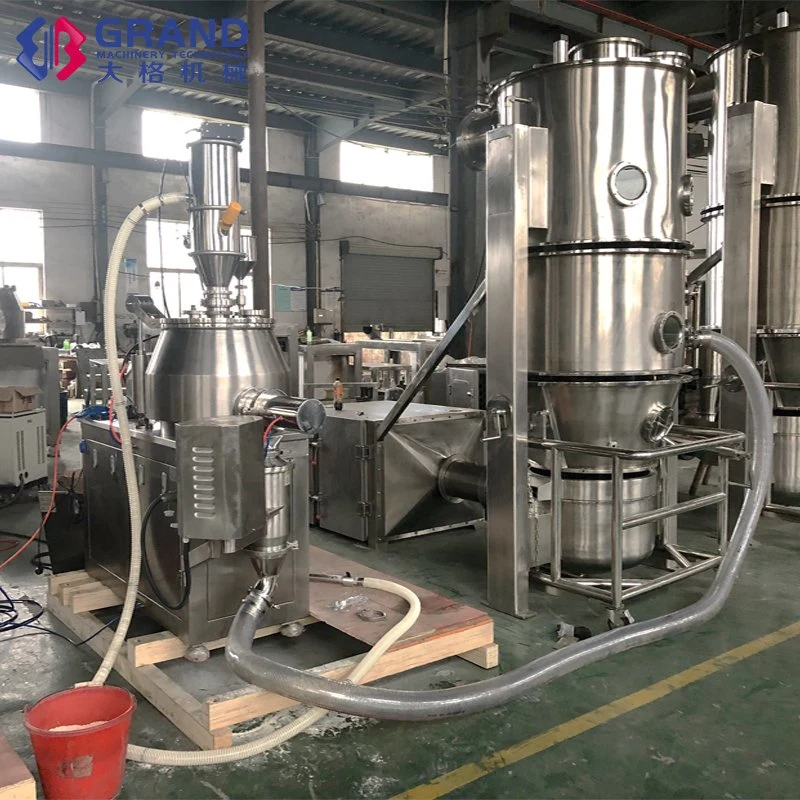 Pharmaceutical Lab Industrial Organic Fertilizer Wet Type Powder Micro Super High Speed Rapid Shear Mixer Granulator