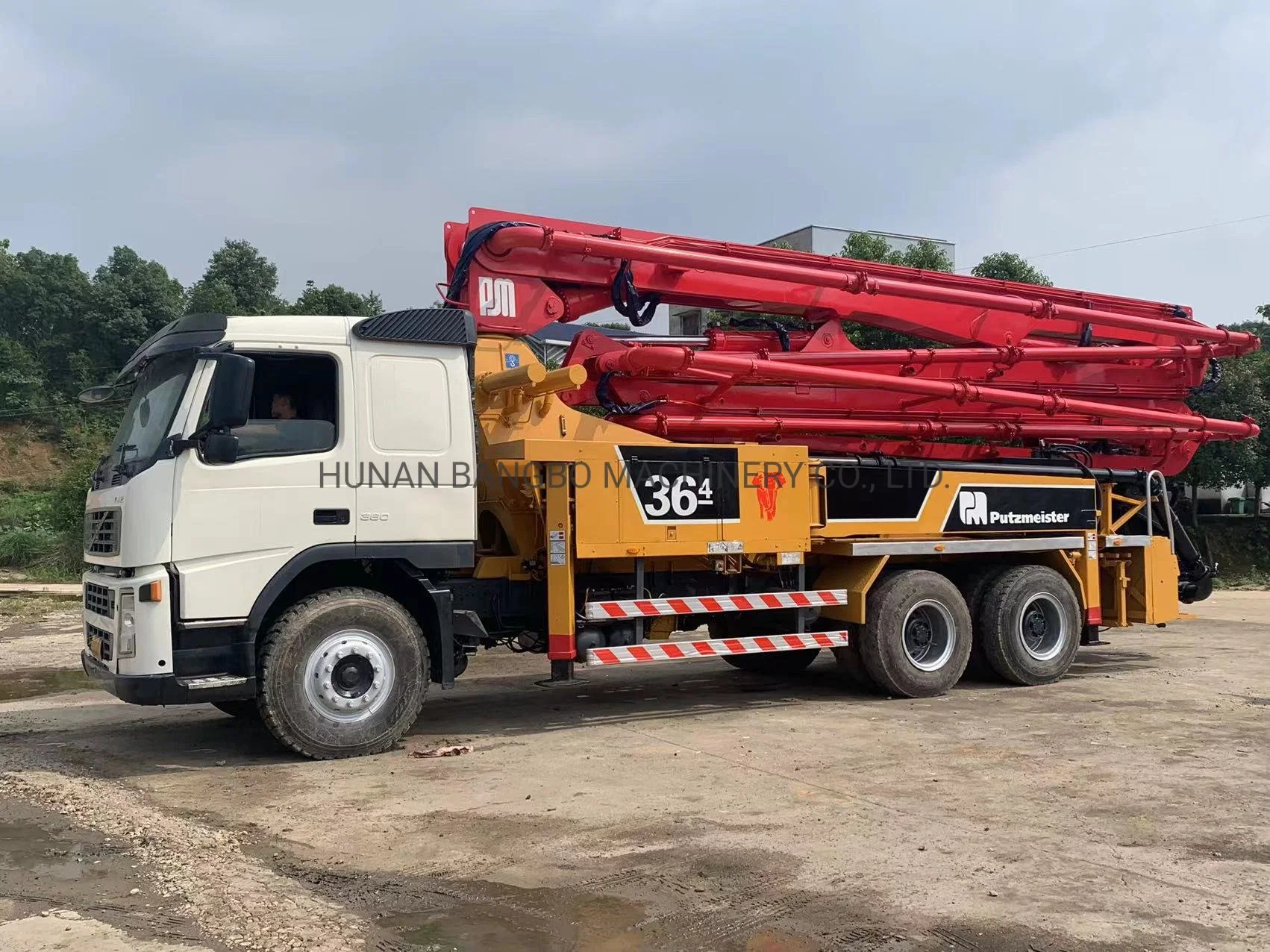 Putzmeister 36m Refurbished Beton Pump Used Volvo Concrete Pump Truck