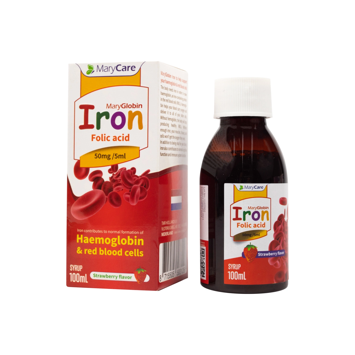 OEM 100ml Syrup Supplement Iron and Vitamins