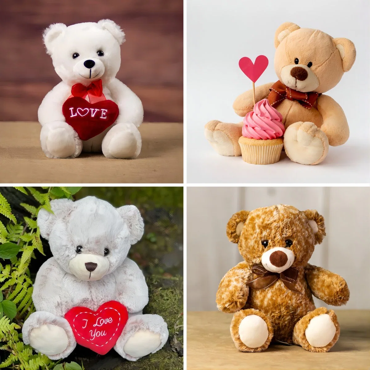 OEM Factory Customized Teddy Bear Wholesale Giant Custom Plush Toy Stuffed Animal Plush Valentine Teddy Bear Romantic Wedding Teddy Bear Manufacturer in China