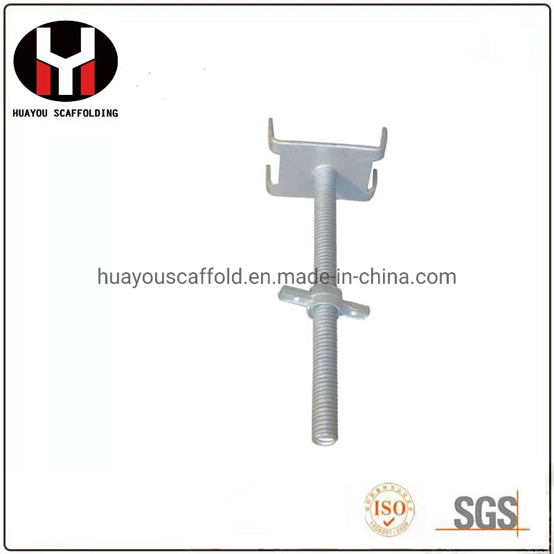 28mm/30mm/32mm/34mm Solid Adjustable Scaffolding Base Jack Steel Scaffold Screw Jack