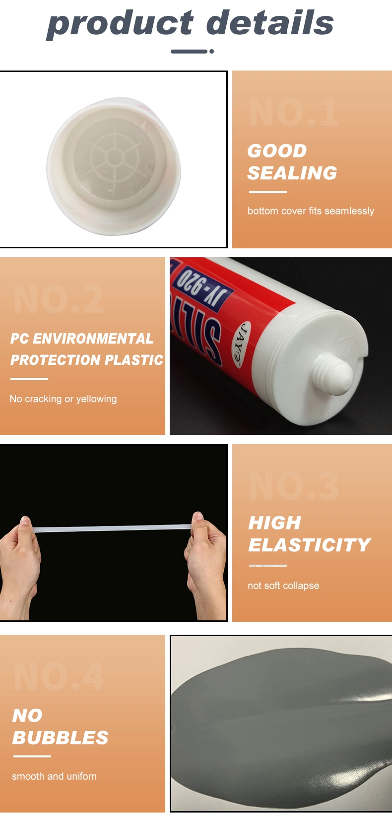 Excellent Netural Silicone Building Sealant Wholesale/Supplier