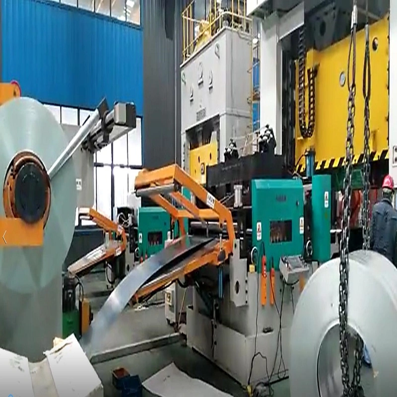 Automatic Servo Hydraulic Decoiler Straightening & Blanking Machine with Shearing Machine