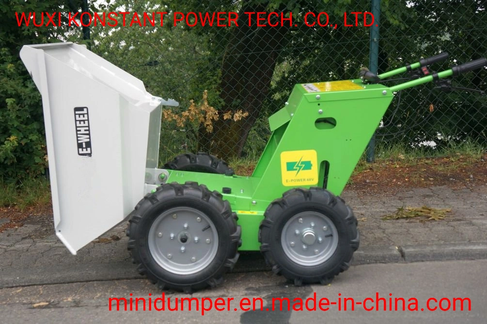 Electric Mini Dumper Kt-MD300e 300kg Loading for Building Construction Use