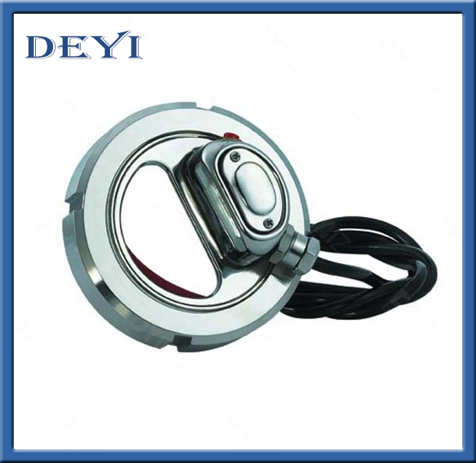 SS304 SS316 Welded Union Type Sight Glass with Lamp