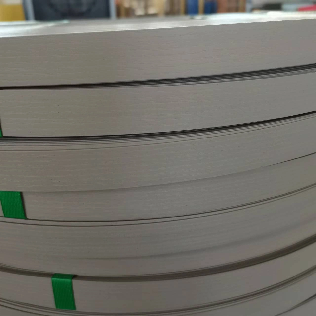 Solid Color /High Gloss / Embossing / Wood Grain and Other Color PVC Edge Banding for Decorative Material