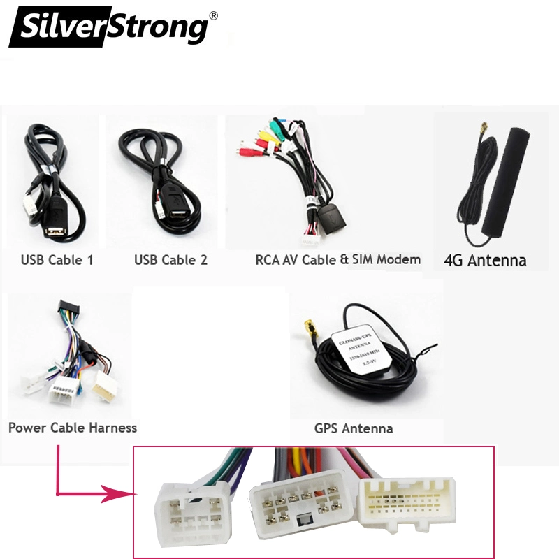 Silverstrong 4GB, 64GB Android Market 10 aluguer de DVD para a Toyota Corolla E120 Byd F3 carro 2 DIN GPS estéreo multimídia Navegação automática do rádio 8 Core