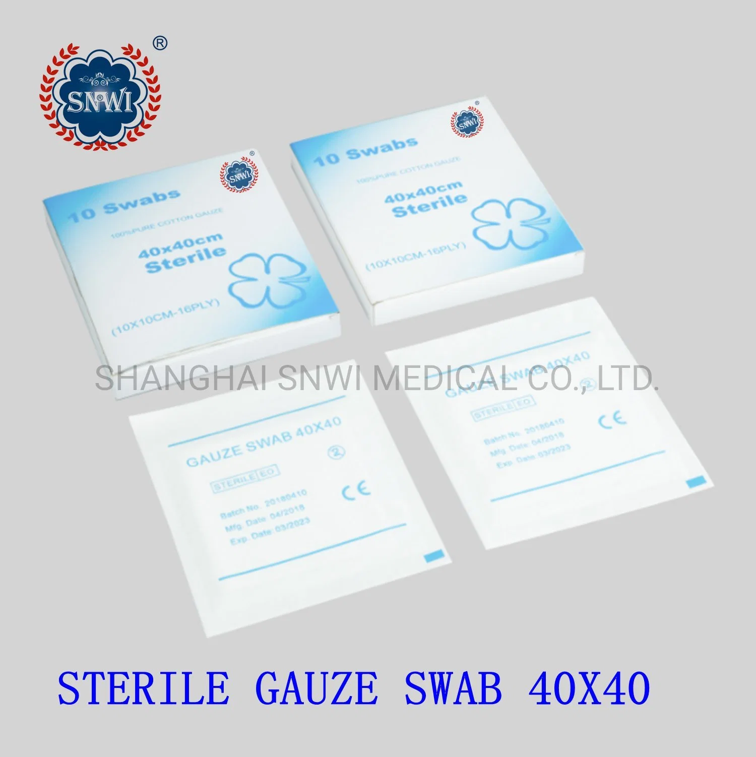 Non-Toxic Pyrogen Free Non-Sterile Medical Supplies Surgical Swab Gauze Swab