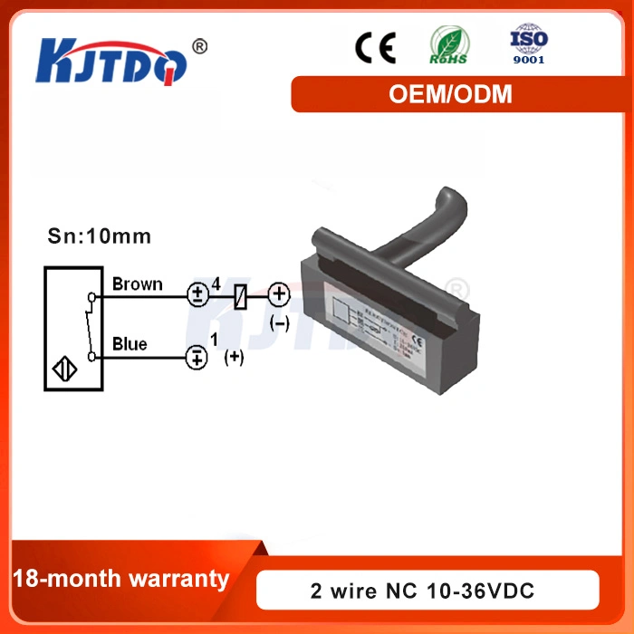 Kjt Cx33-47400 2 провод IP67 48V 220V ПОСТОЯННОГО ТОКА ПЕРЕМЕННОГО магнитного магнитного выключателя системы контроля парковки