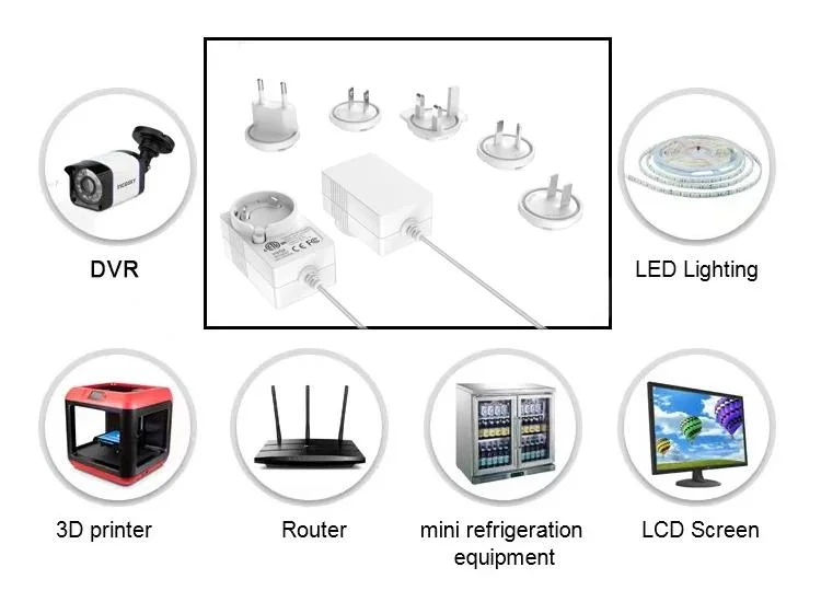 Interchangeable Adaptor Universal International AC 230V 50Hz Input 12V 2A 9volt Adapter 26V 2500mA 110V DC Power Adapter Supply