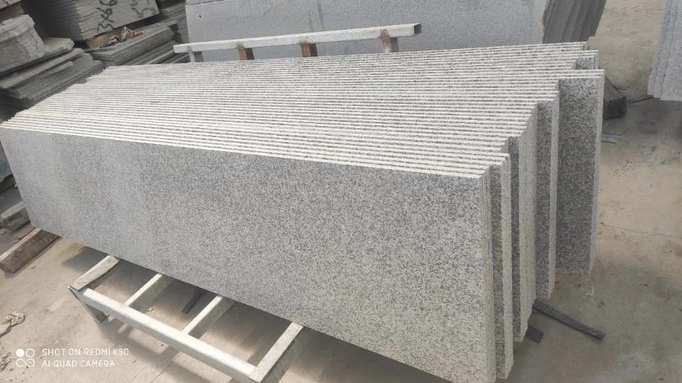 Chinese Grey Granite G602 Rosa Grey Polished Granite Flooring Tile Flamed Granite Pavers for Landscaping