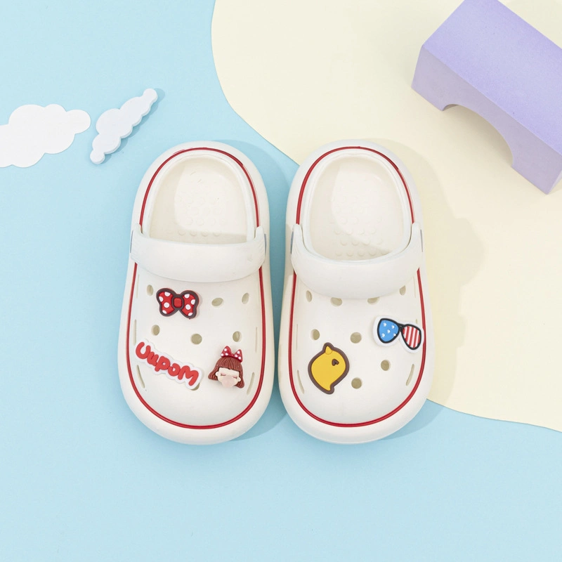 New Style Children's Multi-Color Croc Summer Indoor and Outdoor Non-Slip Cartoon Soft Bottom Shoes