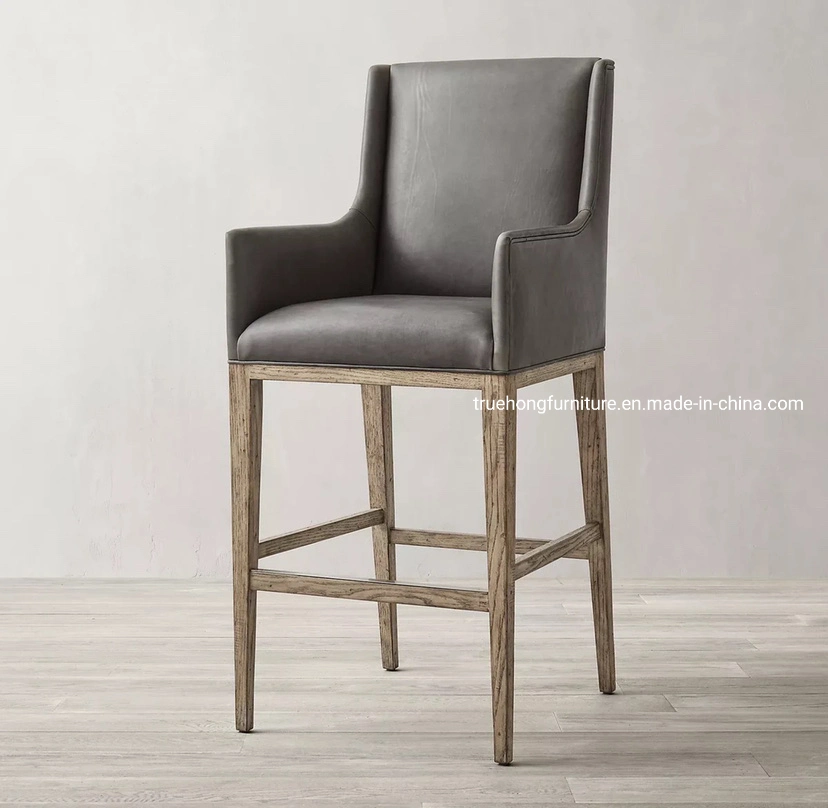 مطعم فندق ash Solid Wood Rs Hotel Bar Chair Fاثاث ومطعم الفندق الأثاث