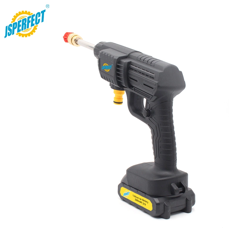 Jsperfect 21V Gun Handheld Cordless Car Care High Pressure Cleaning Car Washer