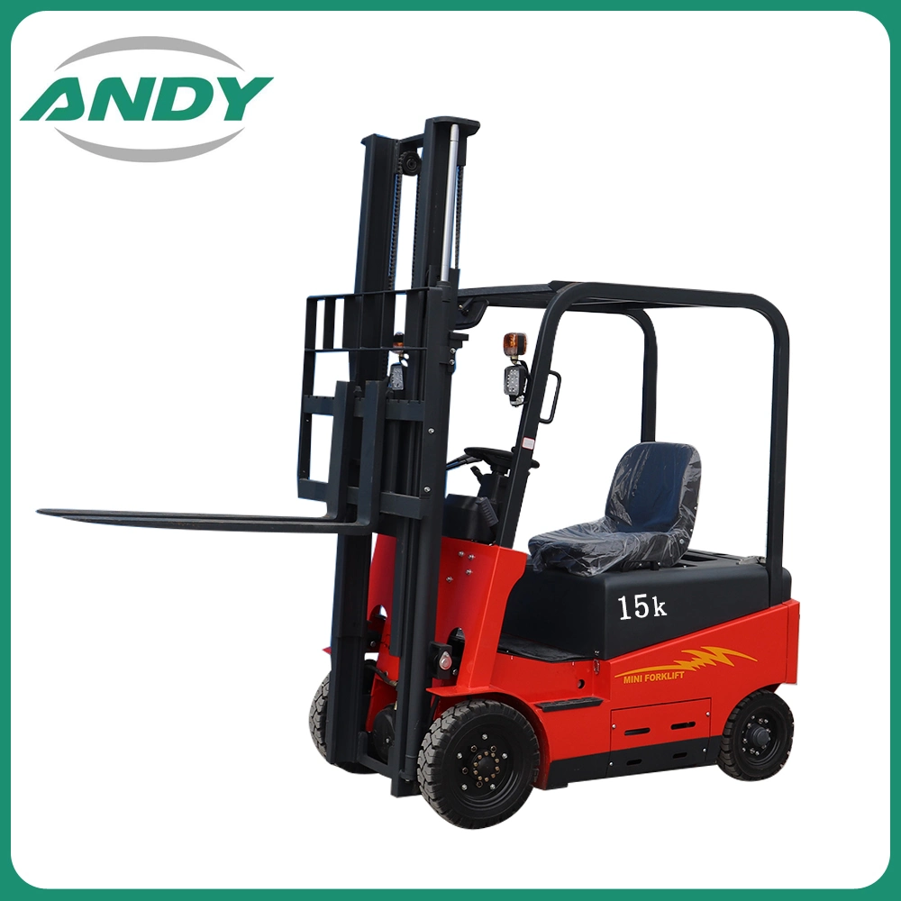 1.5ton 1500kg Lifting Height 3000mm Four Wheel Sit Down Type Counter Balanced Mini Electric Lifter