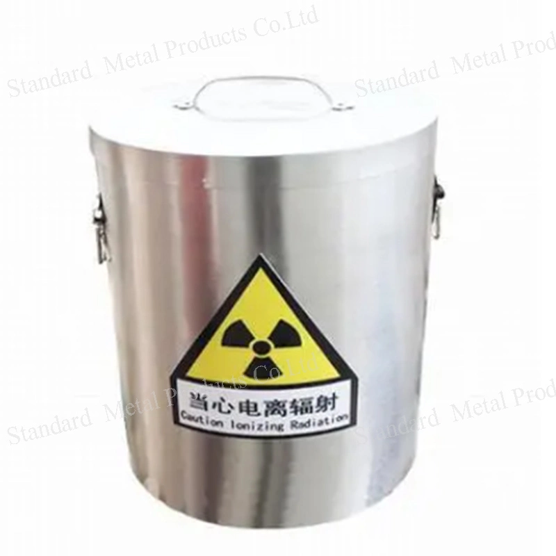 Strahlenfeste Bleibehälter Radioaktive Quelle Müll Blei Barrel Blei Schrank