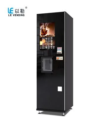 Automatic Commercial Hot Cold Coffee Vending Machine Stand-up Vending