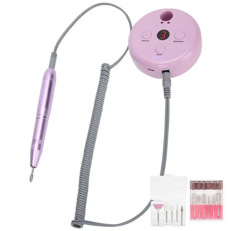 Electric Nail Drill Set USB Manicure Pen Sander Polisher Pedicure Manicure Cutter Polish Remover Nails Sander